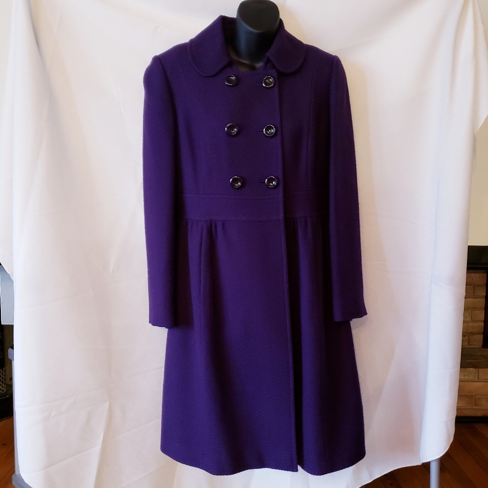 Isabella DeMarco | Purple Coat | Wool Blend